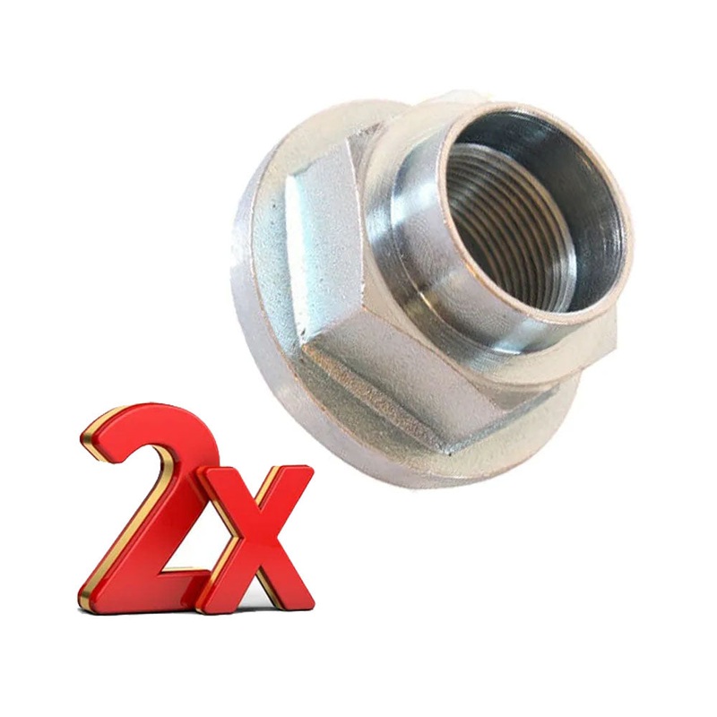 DRIVESHAFT CV JOINT AXLE HUB NUT FOR ALFA ROMEO 164002521301 2 PCS