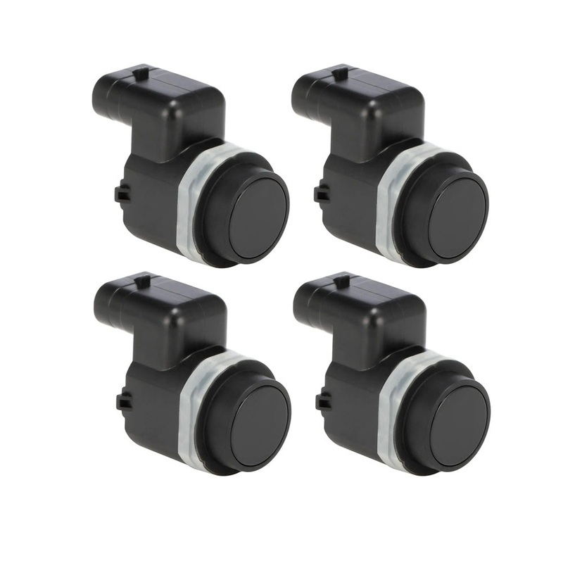 PDC PARKING SENSOR FOR AUDI SEAT SKODA VW 2006-2015 FRONT & REAR4H0919275A Black4 PCS