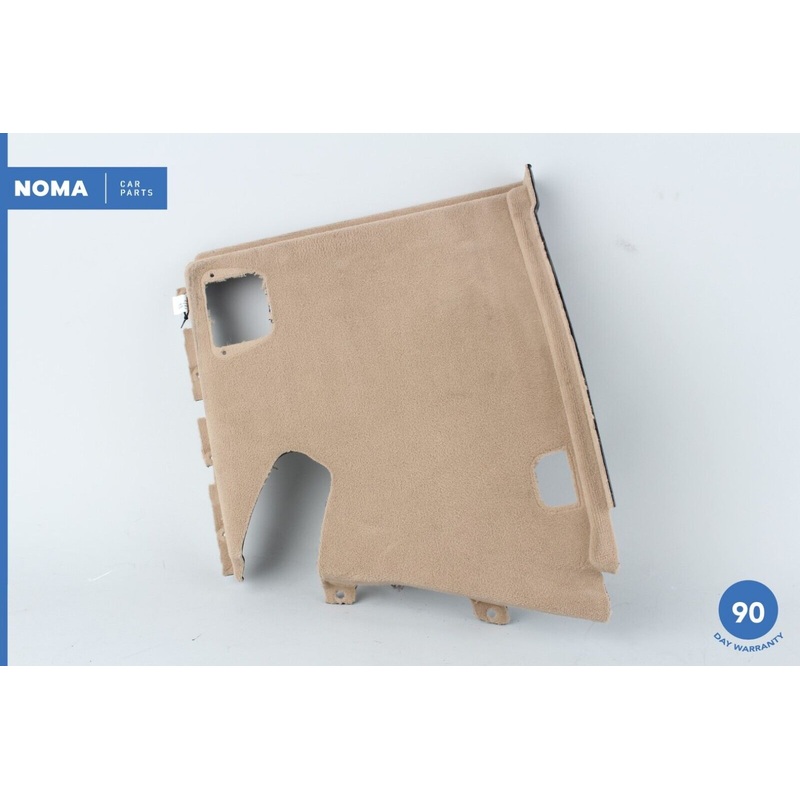 00-06 BMW X5 E53 Right Side Trunk Boot Lower Wall Cover Panel Trim Beige OEM