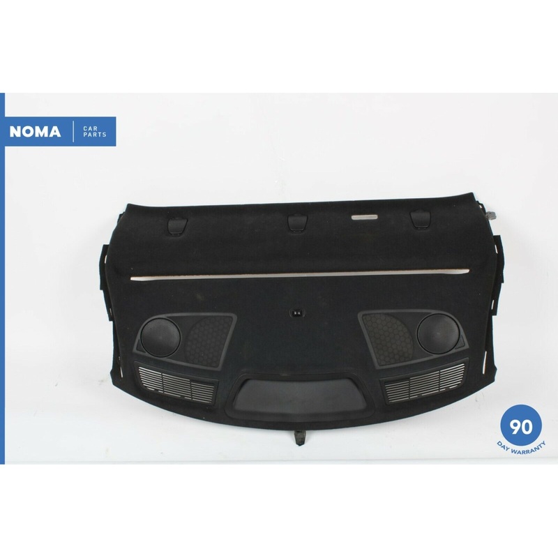 12-14 Jaguar XJ X351 Portfolio Rear Parcel Shelf Trim Cover Panel w/ Grilles OEM