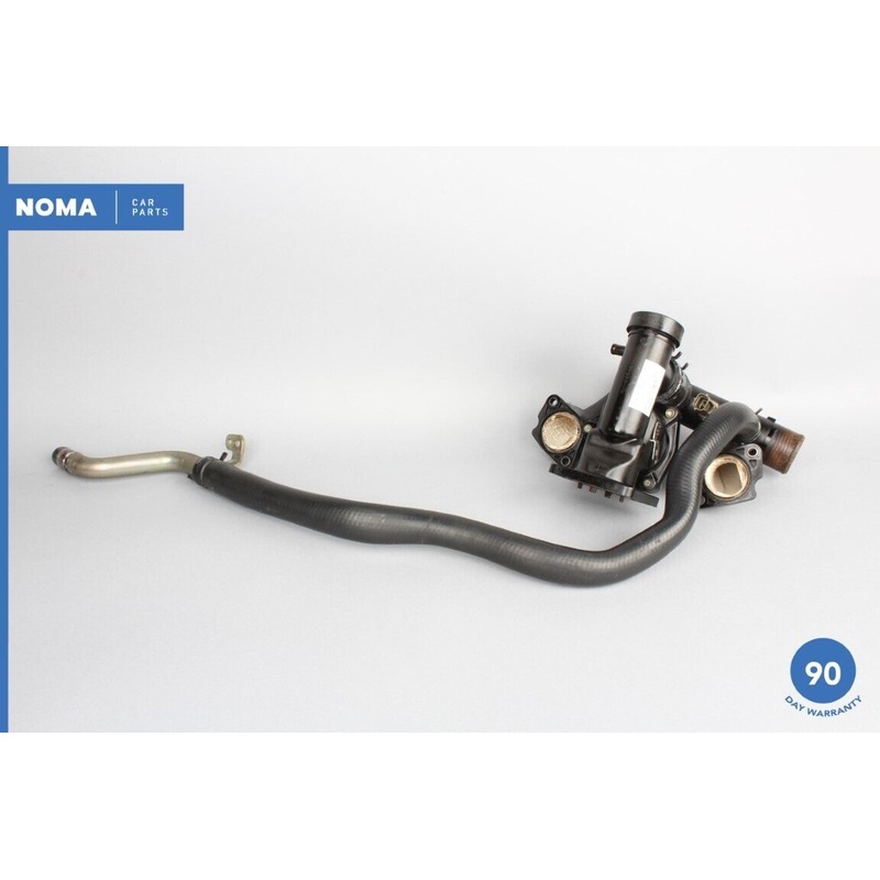 97-02 Jaguar XK8 X100 4.0L N/A Thermostat Water Outlet w/ Housing & Hose OEM