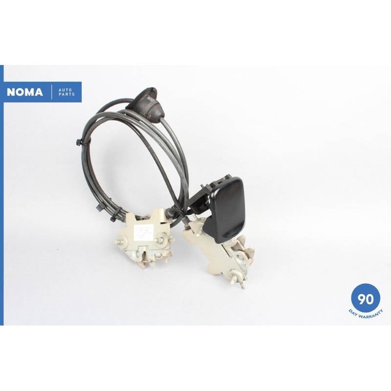 00-08 Jaguar S-Type X200 Hood Lock Latch Set w/ Release Lever & Line SEC OEM