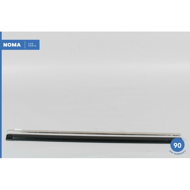 98-03 Jaguar XJ8 VDP Front Left Side Door Exterior Molding Trim Set of 2 HGL OEM