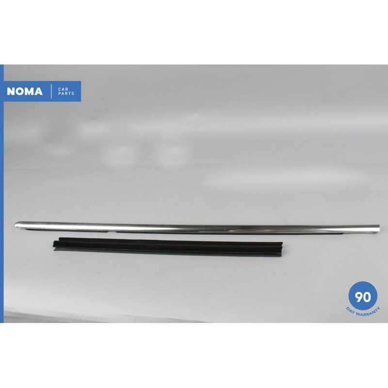 00-08 Jaguar S-Type X204 Rear Left Side Door Window Seal Set of 2 OEM