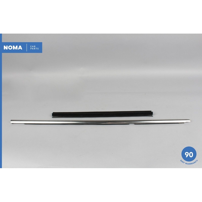 00-08 Jaguar S-Type X204 Rear Right Passenger Side Door Window Seal Set of 2 OEM