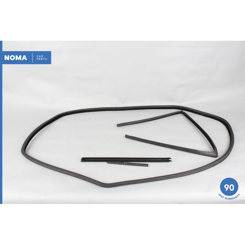 00-06 BMW X5 E53 Rear Left Driver Side Door Window Rubber Seal Set of 4 OEM