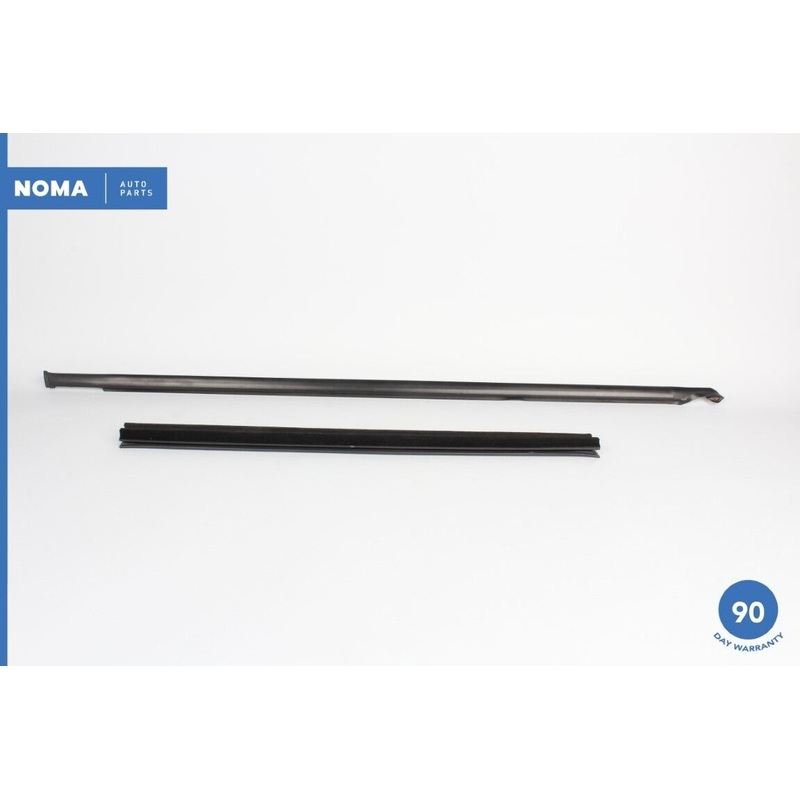 00-02 Jaguar S-Type X200 Rear Right Side Door Window Inner Molding Seal Set OEM