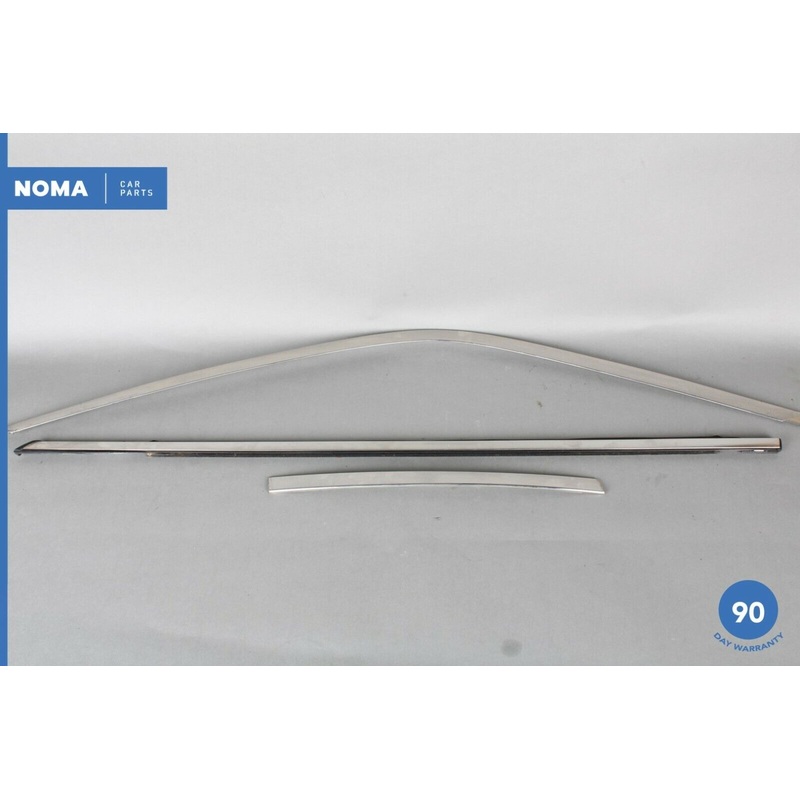 98-03 Jaguar XJ8 VDP X308 Front Left Side Outer Door Window Molding Set OEM