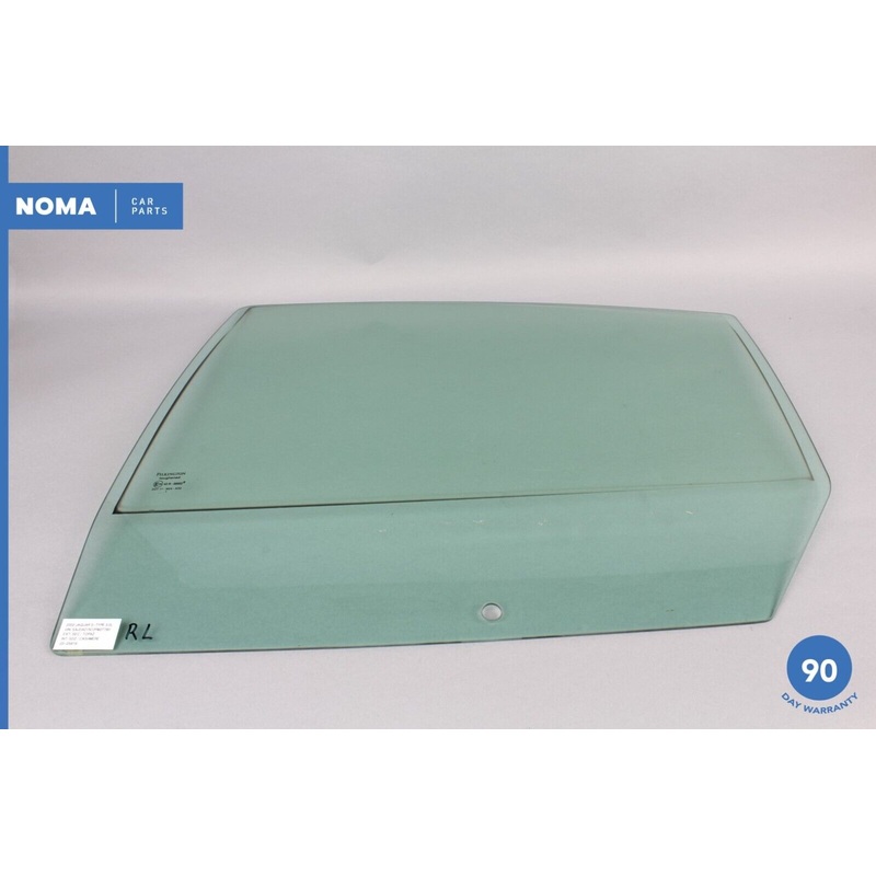 00-08 Jaguar S-Type X202 Rear Left Door Window Glass XR8354260A11AC OEM