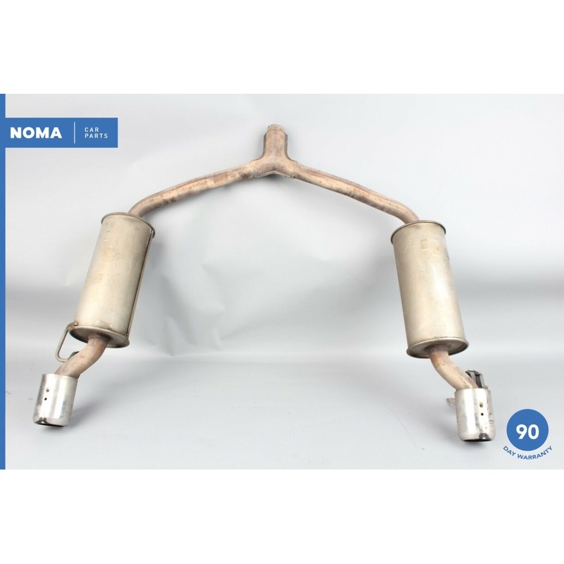 08-14 Mini Cooper S Clubman R55 Rear Exhaust Pipe Muffler Resonator 2755515 OEM