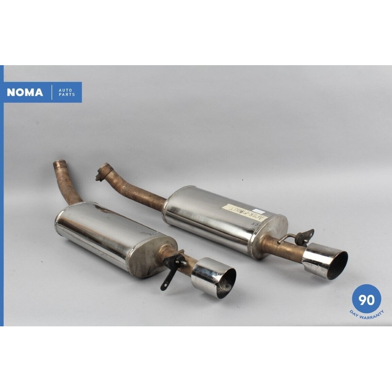 2002 Jaguar XJ8 VDP X308 Rear Right & Left Exhaust Silencer Muffler Set Mina
