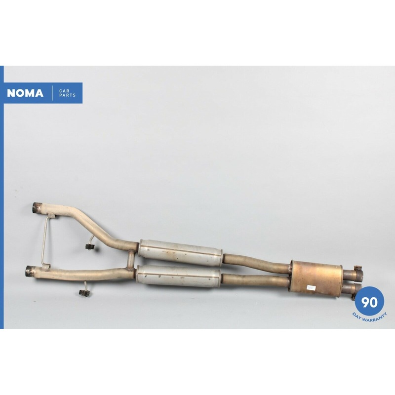 2012 Jaguar XF X250 Rear Middle Center Exhaust Silencer Muffler Pipe OEM