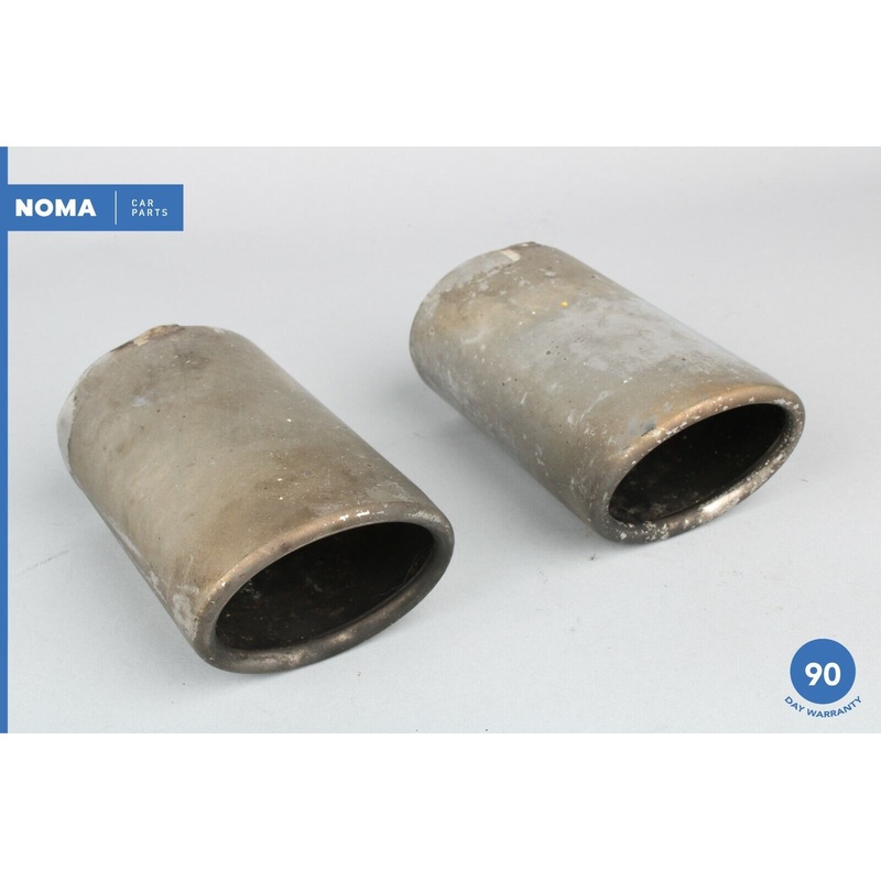 97-03 Jaguar X100 XK8 Rear Left and Right Exhaust Muffler Tip Set of 2 OEM