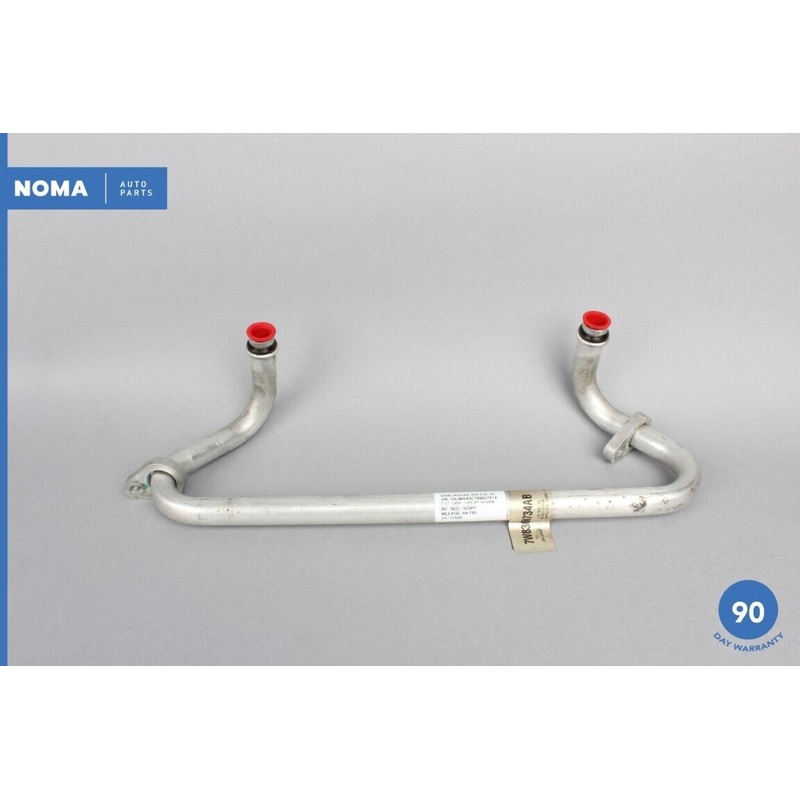 07-09 Jaguar XKR X150 4.2L S/C Engine Oil Fluid Twin Cooler Hose Line Pipe OEM