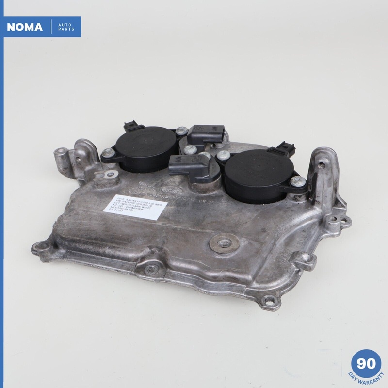 10-15 Jaguar XF XFR X250 Left Driver Side Engine Timing Cover w/ Solenoid OEM