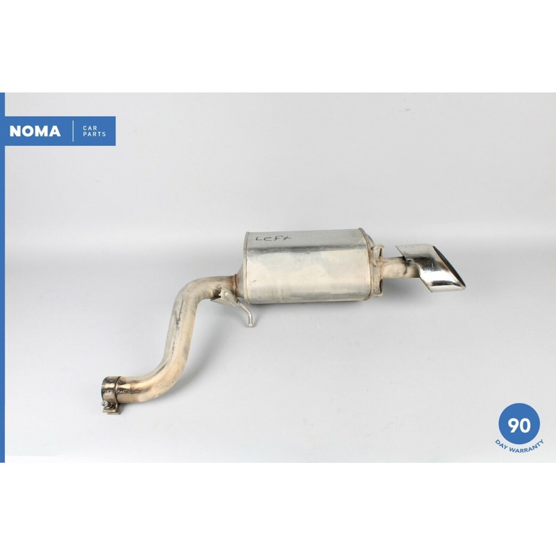2012 Jaguar XF X250 Rear Left Side Exhaust Silencer Muffler Pipe w/ Tail Tip OEM