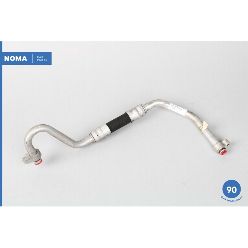 01-04 Jaguar XK8 X100 Engine Fluid Oil Cooler Return Hose Line MJE7471AB OEM