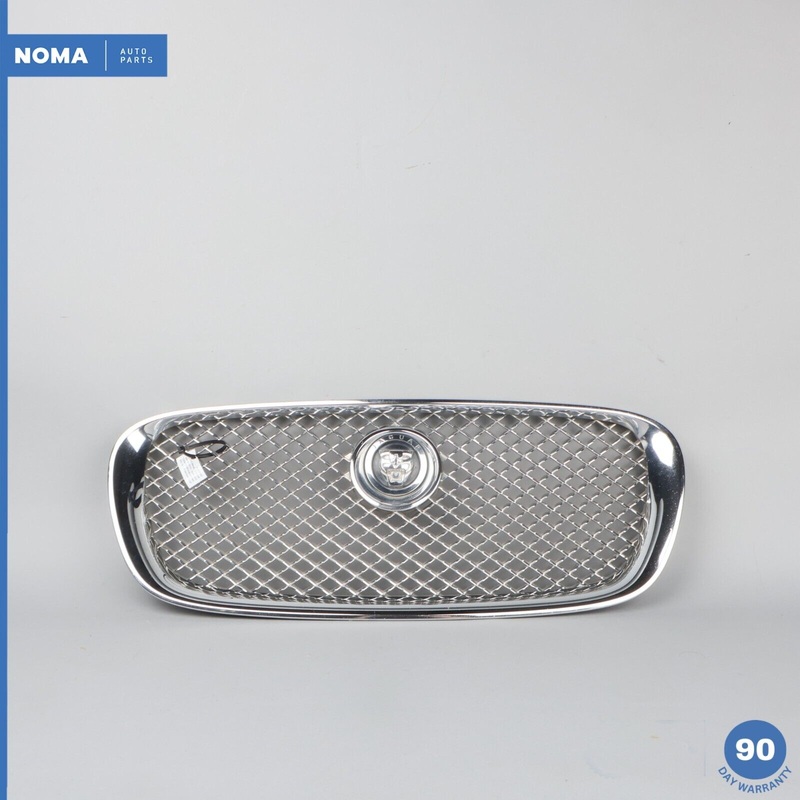 09-11 Jaguar XF XFR X250 Radiator Grill Grille Mesh Chrome w/ Logo C2Z3832 OEM