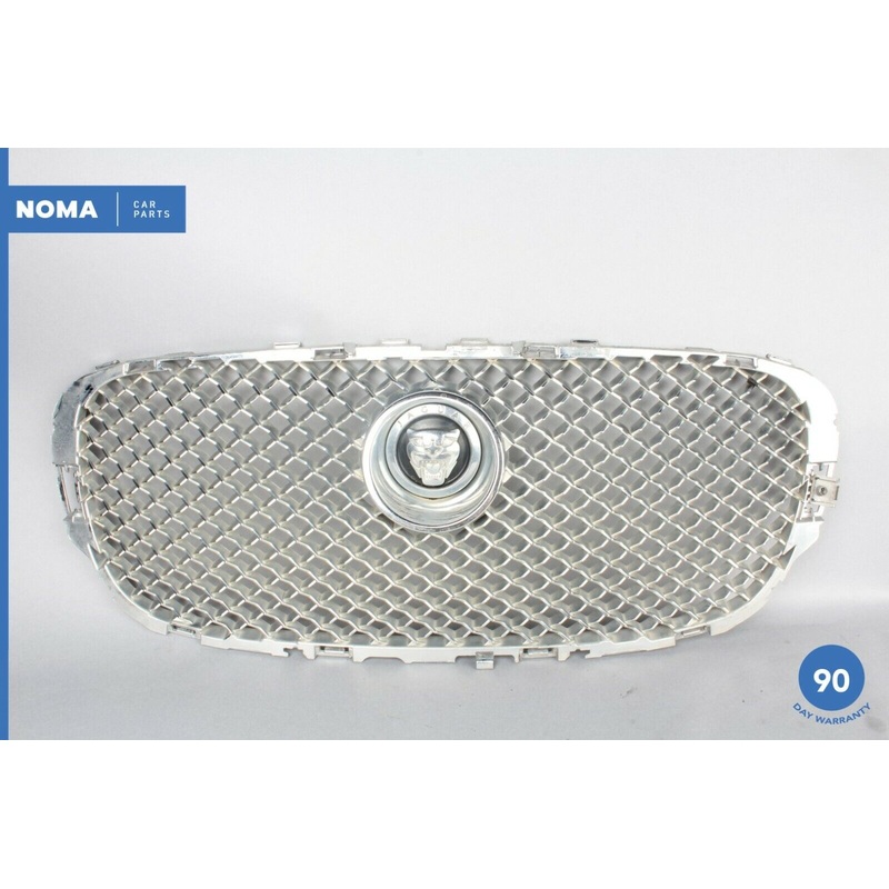 09-11 Jaguar XF XFR X250 Radiator Grill Grille Mesh Chrome w/ Logo OEM