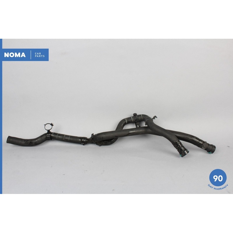 10-15 Jaguar XKR X150 5.0L S/C Engine Radiator Coolant Return Hose Pipe Set OEM