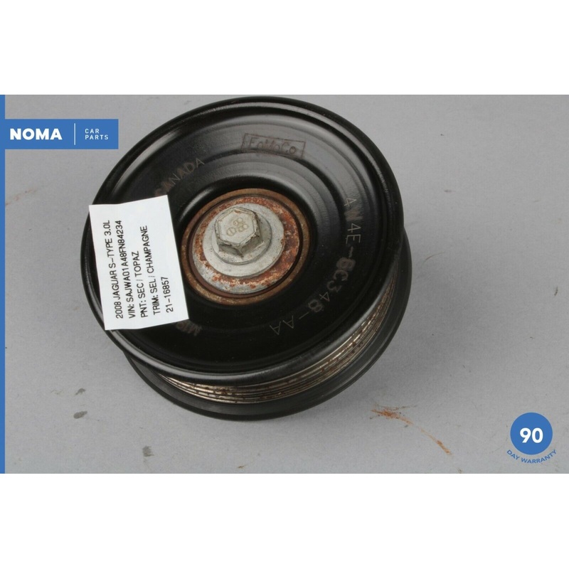 03-08 Jaguar S-Type X206 3.0L JV6 Engine Motor Drive Belt Idler Pulley OEM