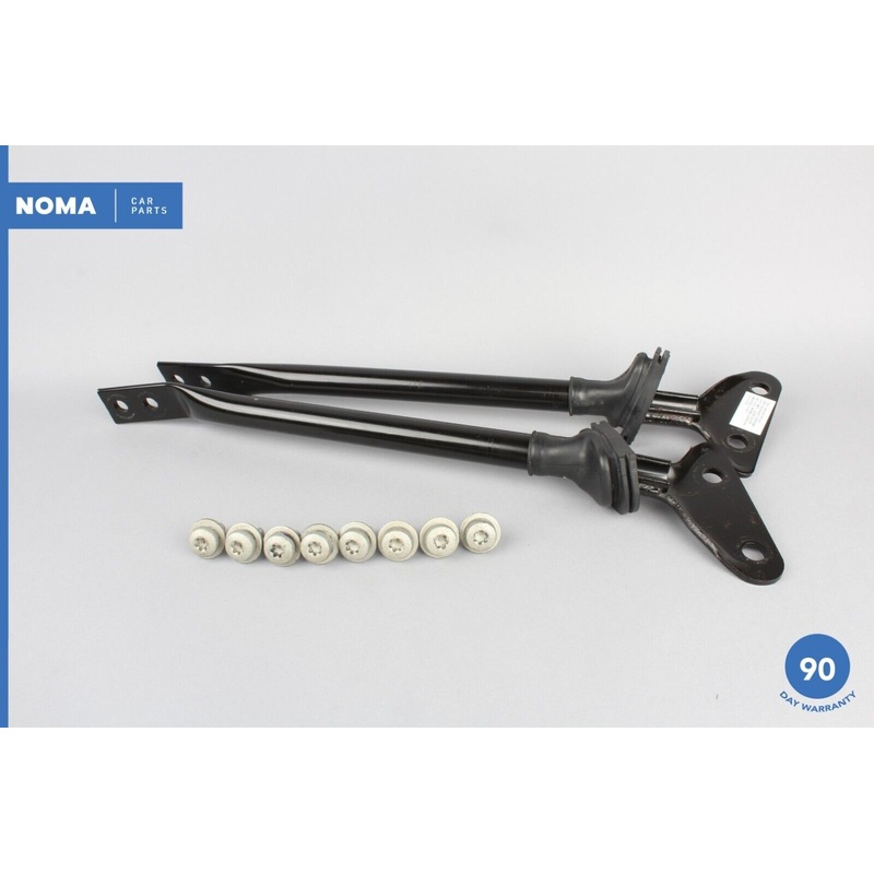 07-15 Jaguar XK X150 Front Right & Left Side Engine Reinforcement Brace Set OEM