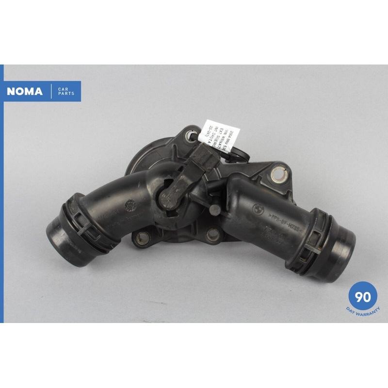 04-05 BMW 530i E60 E61 Engine Motor Coolant Thermostat w/ Housing 7509228 OEM