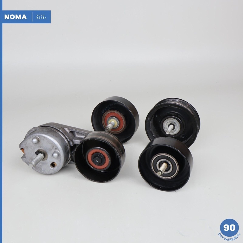 04-08 Jaguar X-Type X400 3.0L JV6 Engine Motor Drive Belt Pulley Set of 4 OEM