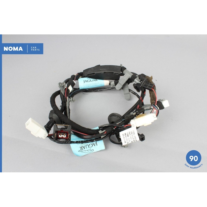 05-06 Jaguar XK8 X100 Convertible Rear Trunk Lid Plate Wire Wiring Harness OEM