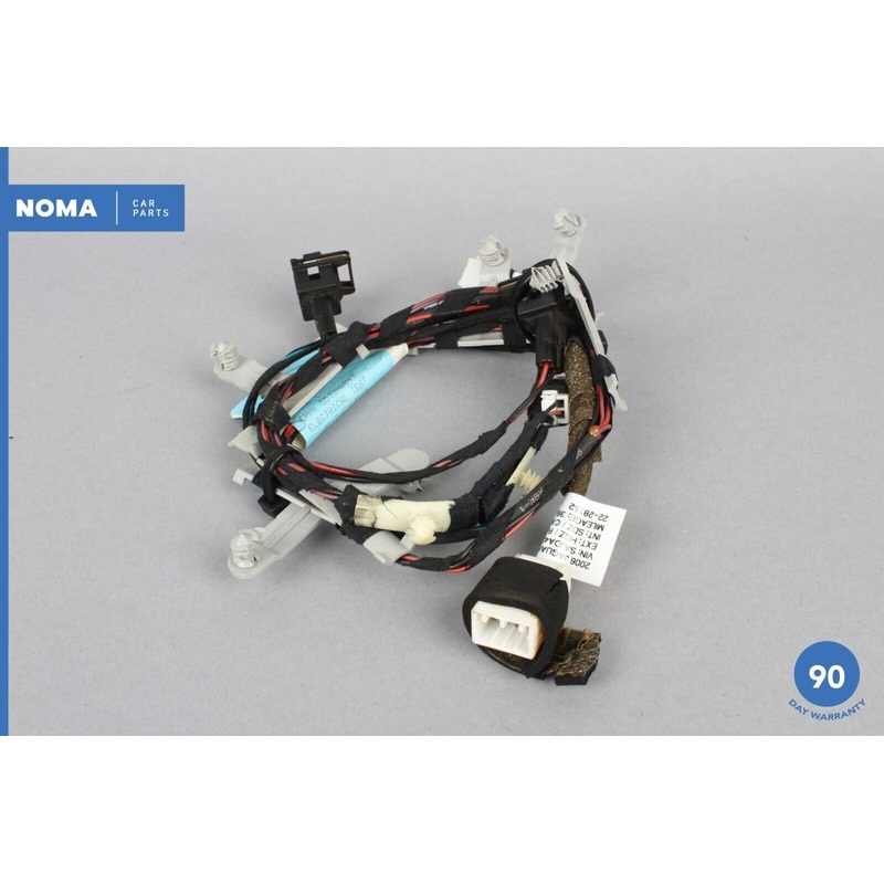 05-06 Jaguar XKR X100 Convertible Rear Trunk Lid Plate Wire Wiring Harness OEM
