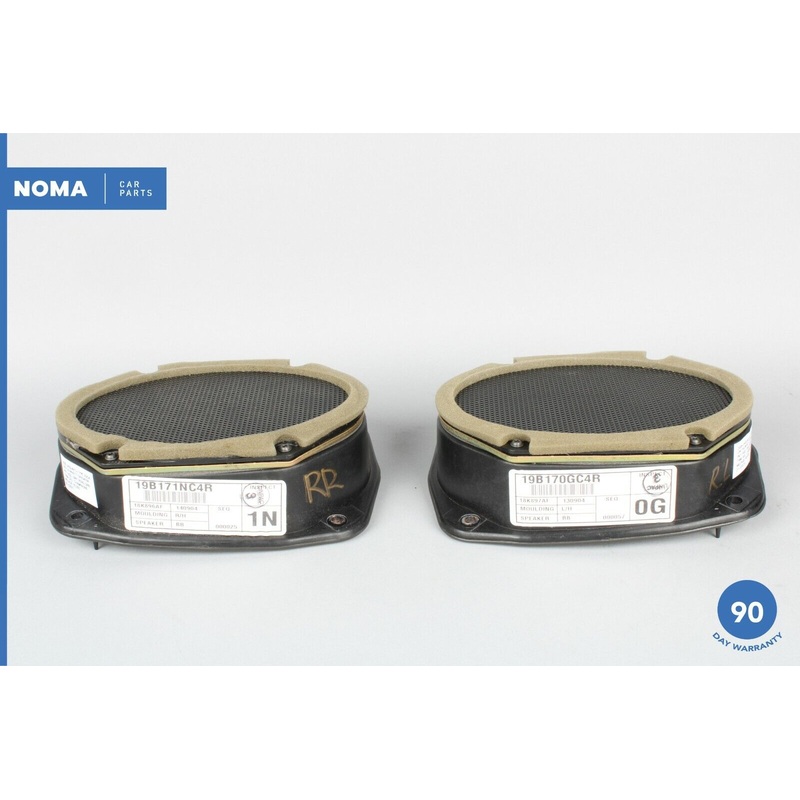 03-08 Jaguar X204 S-Type Front Left Right Radio Audio Sound Speaker Set of 2 OEM