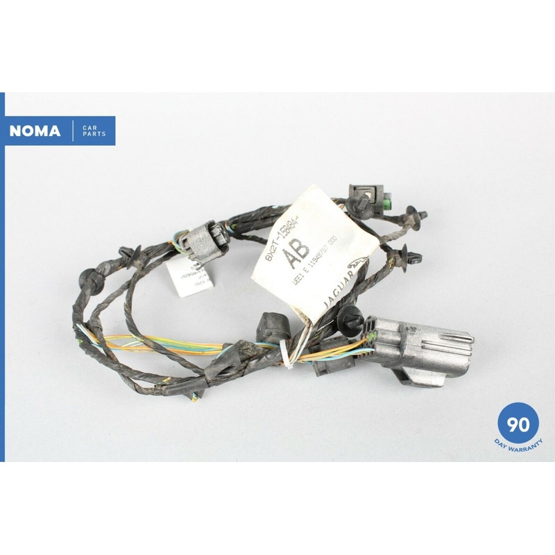 09-15 Jaguar X250 XF XFR Rear Bumper Wire Wiring Harness 8X2T15B484AB OEM