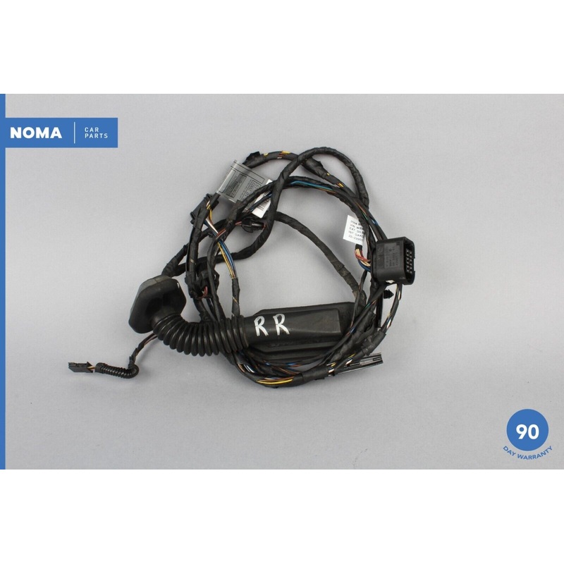 04-07 BMW E60 530i Rear Right Passenger Side Door Wire Wiring Harness OEM