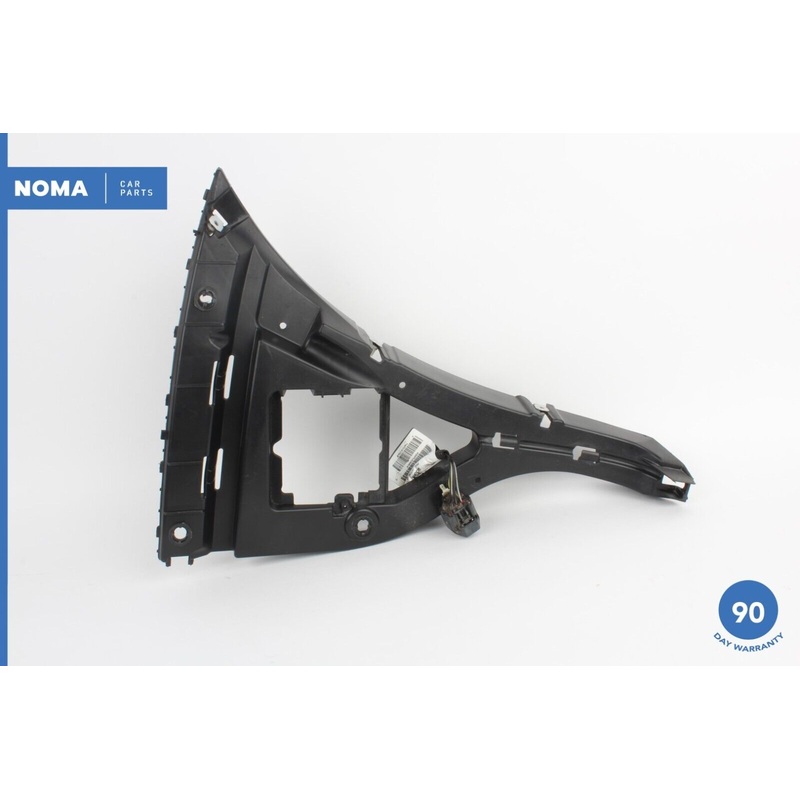 10-18 Jaguar XJ XJL X351 Rear Left Side Bumper Mounting Bracket w/ Wire OEM