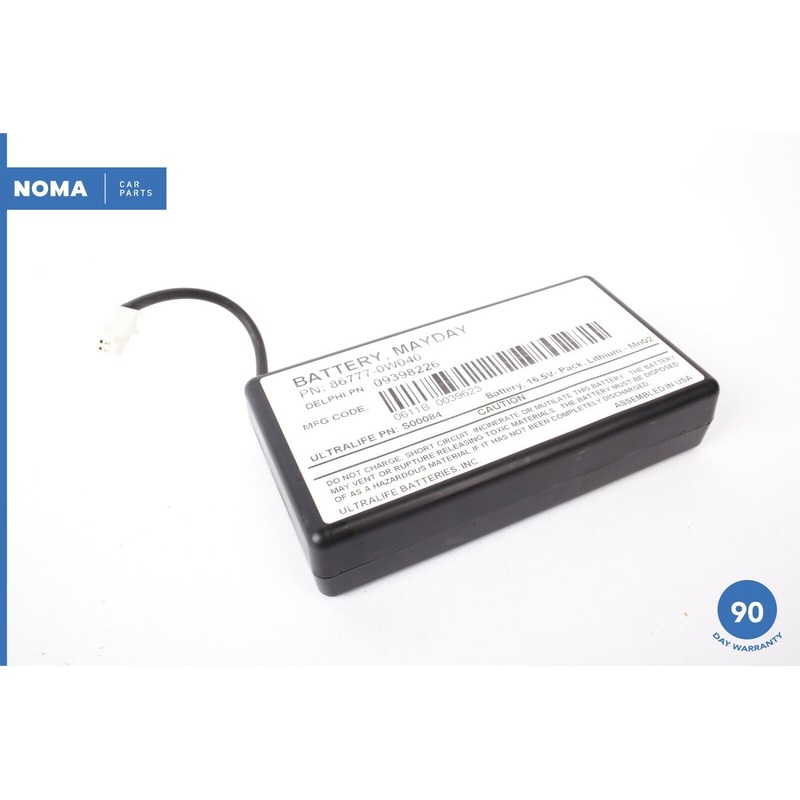 07-12 Lexus XF40 LS460 Mayday Communication Battery Unit 86777-0W040 OEM