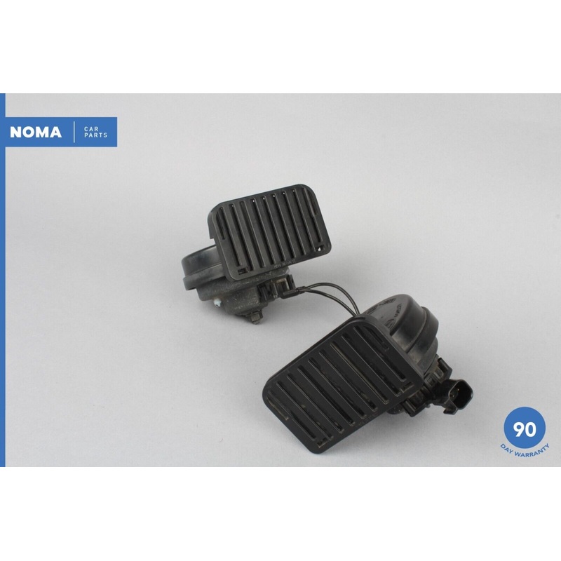 10-11 Jaguar XJ XJL X351 Left and Right Low and High Tone Signal Horn Set OEM