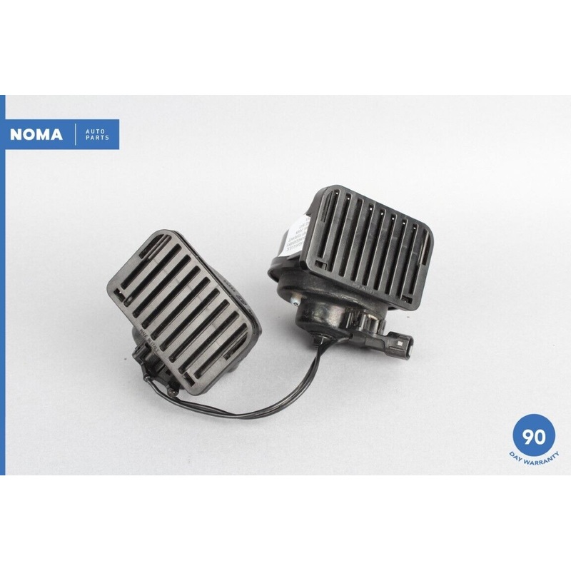 10-15 Jaguar XJ X351 Left & Right Low High Tone Signal Horn Set AW9313A803BA OEM