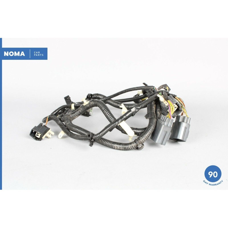 10-13 Jaguar X351 XJL Rear Axle Differential Diff Wiring Harness AW939L468BC OEM
