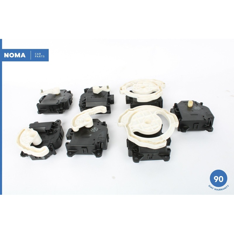 04-09 Jaguar XJ8 XJR VDP X350 X350 A/C Heater Core Flap Actuator Motor Set  OEM