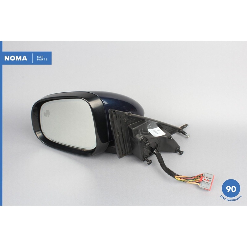 10-15 Jaguar XF X250 Front Left Rear View Mirror w/ Memory & Heated Blue JJX OEM