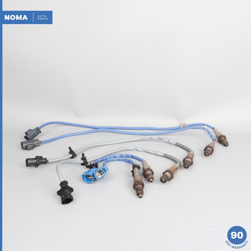 13-15 Jaguar XF XFR X250 Upstream Downstream Heated Oxygen Sensor Set of 6 OEM