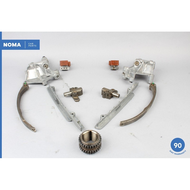 04-09 Jaguar XJ8 VDP X358 Timing Chain Tensioner Blade w/ Guide Rail Set OEM