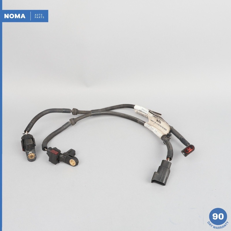 07-09 Jaguar XK X150 Rear Right & Left ABS Wheel Speed Sensor Harness Set OEM