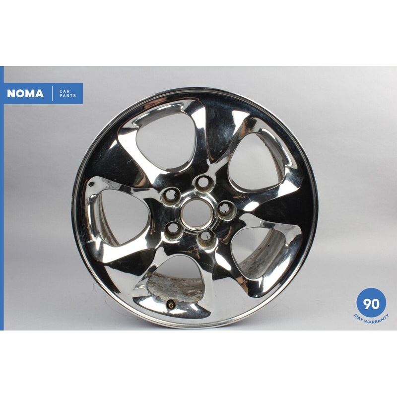 00-02 Jaguar S-Type X200 7.5Jx16 16" 5 Spoke Chrome Alloy Road Wheel Rim OEM
