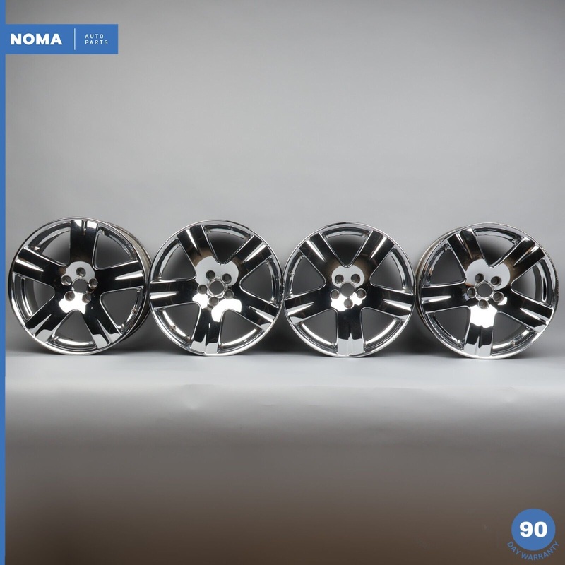 07-09 Jaguar XK X150 19x8.5J & 9.5J Rear & Front 5 Spoke Wheel Rim Sabre Set OEM