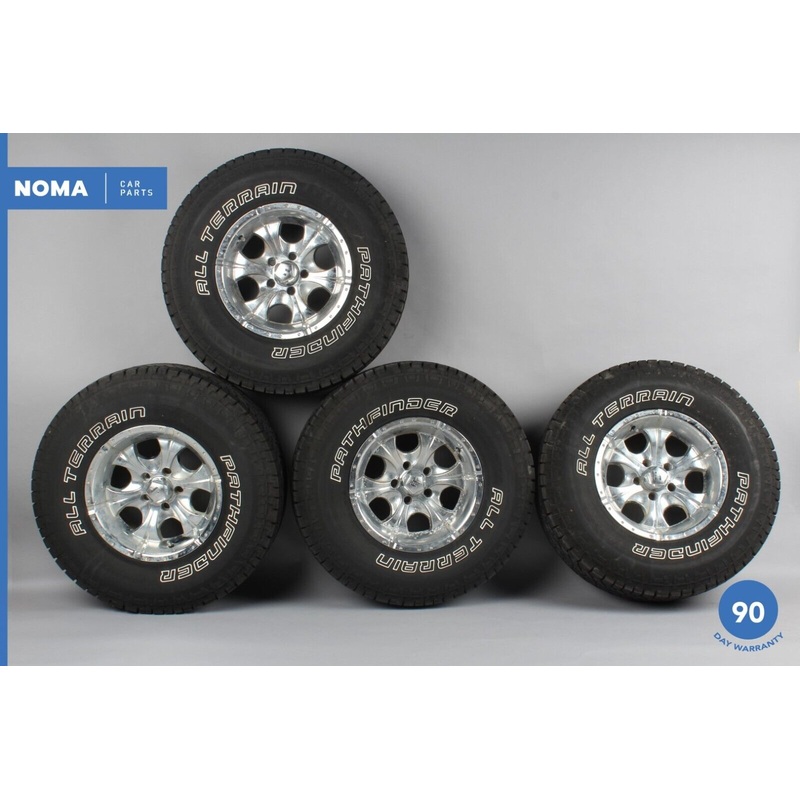 97-06 Jeep Wrangler TJ 8Jx15 Wheel Rim Set of 4 w/ Tire 5FV63-S4AAD OEM