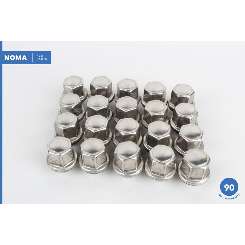03-06 Jaguar XK8 XKR X100 Road Wheel Rim Bolts Lug Chrome Set of 20 OEM