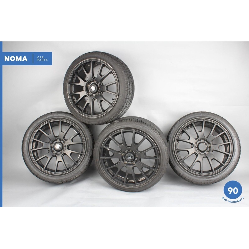 03-08 BMW Z4 E85 8Jx18 R18 Wheel Rim Motegi Set of 4 w/ Tire OHTSU SAEJ2530