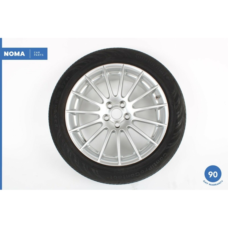 04-09 Jaguar X358 XJ8 VDP 18x8 18Inch 15 Spoke Wheel Rim w/ Tire Continental OEM