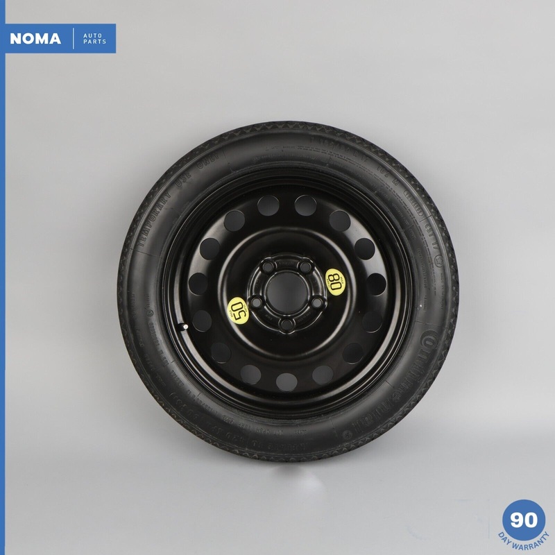 04-10 BMW 525i E60 5 Series 4BX17H2 Spare Wheel W/ Tire Continental OEM